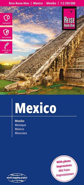 Actual product image Map Mexico 1 : 2.250.000 2250000