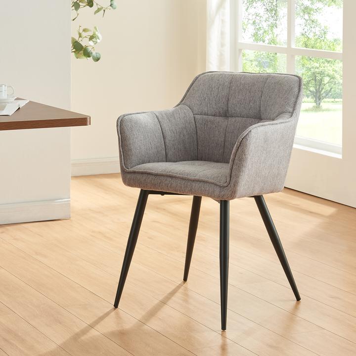 Actual product image En.Casa Esszimmerstuhl Birmingham Grau
