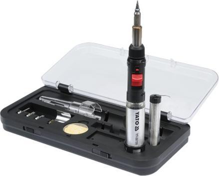 Actual product image Yato Professional 3in1 Gas Soldering Iron SET in Case YT-36706