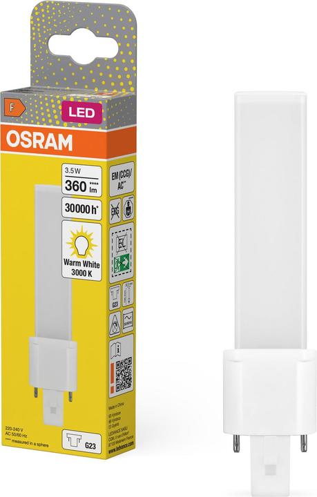 Image du produit Osram Dulux S (G23, 3.50 W, 360 lm, 1 x, F)