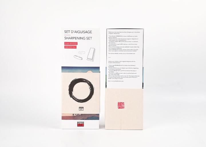 Actual product image Kotai Grinding stone set 400/1000