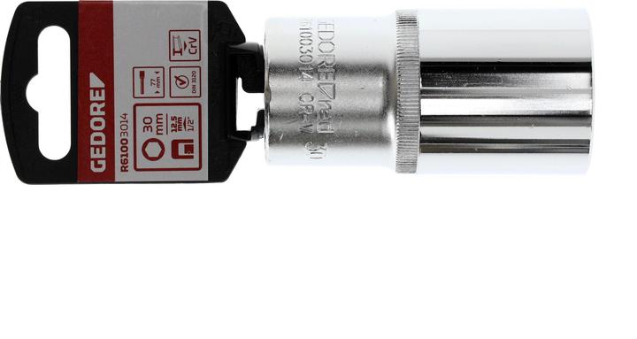 Actual product image Gedore Red Socket insert /2 6kt SW30mm L.mm (30 mm)