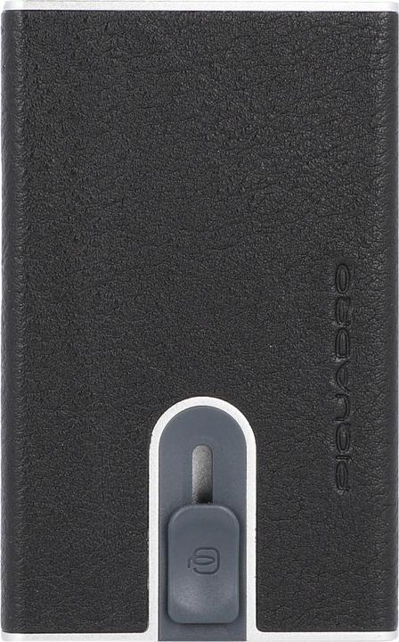 Produktbild Piquadro Leather Card Holder, PP5358B3R, Black, Unisex