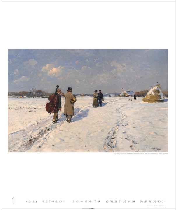 Produktbild Allegro - Musik in der Kunst Kalender 2026 (46 x 55 cm)