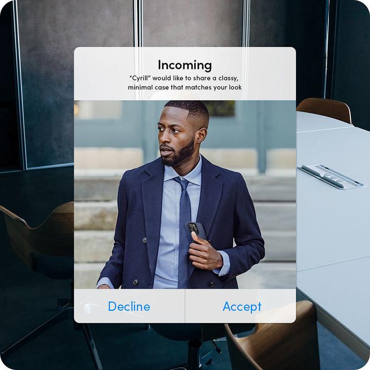 Actual product image Cyrill Kajuk Mag Magsafe Iphone 15 Pro Navy (Apple iPhone 15 Pro)