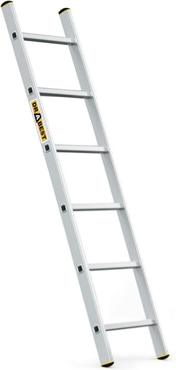 Drabest Anlegeleiter mit 6 Stufen (168 cm)