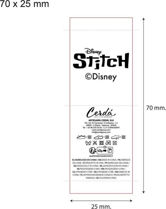 Produktbild Stitch Hausschuhe Hellblau (26, 27)