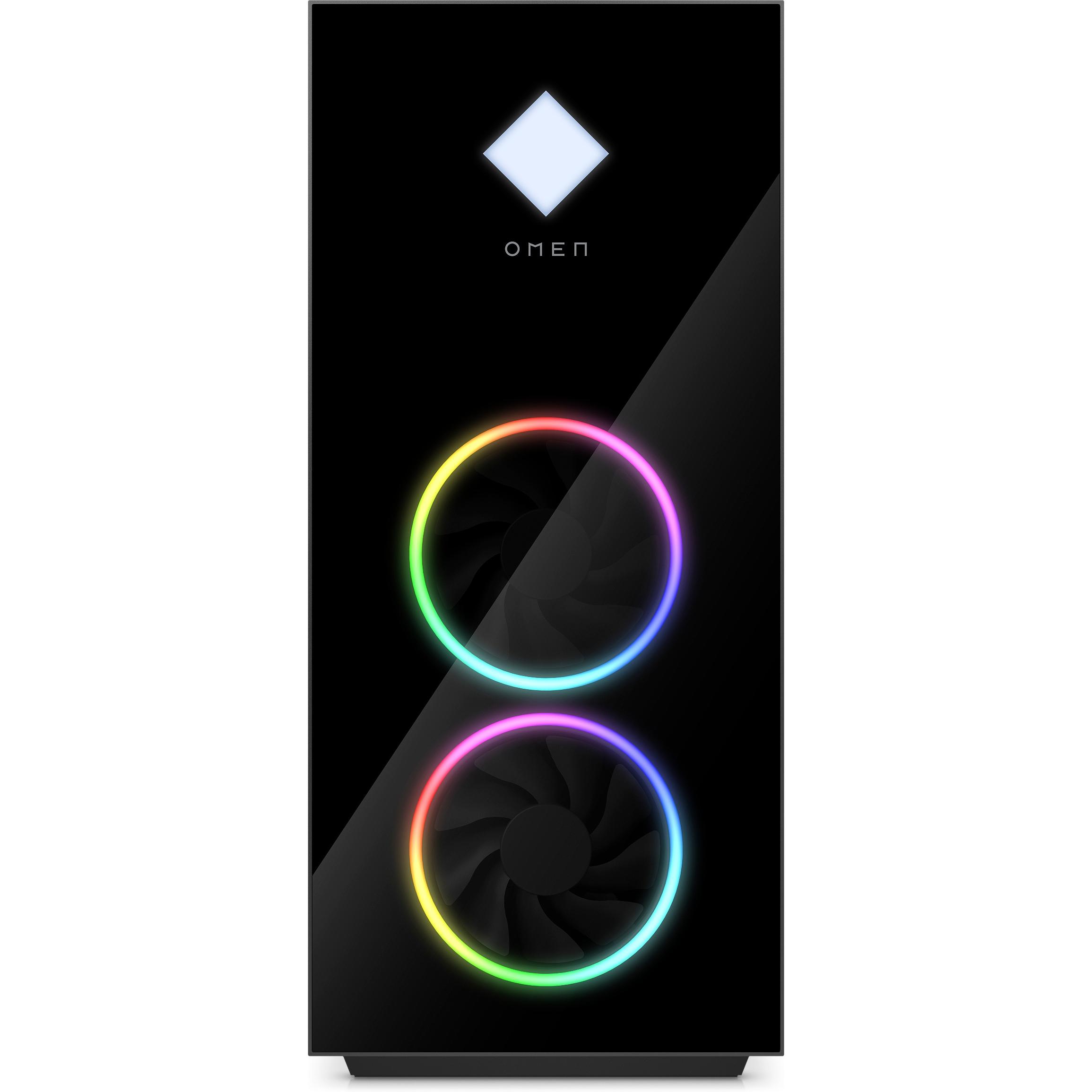 HP Omen GT21-1003ng (1000 GB, 32 GB, GeForce RTX 4070 Ti), PC, Schwarz