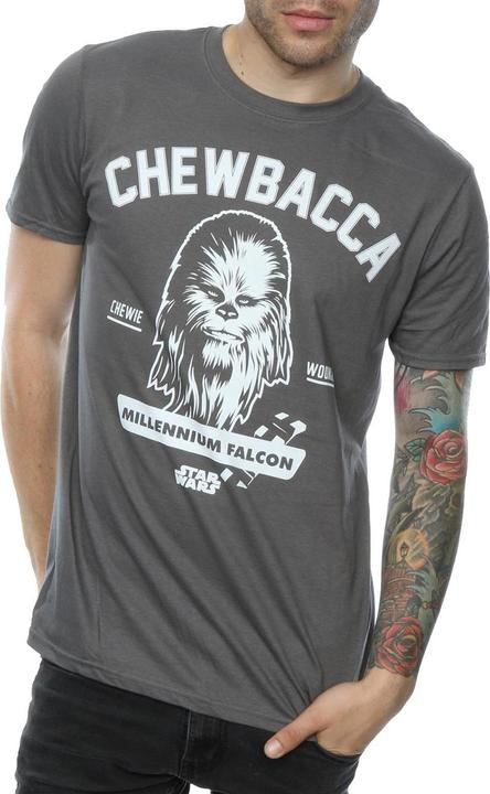 Immagine prodotto Star Wars Collegiate Maglietta Chewbacca Uomo (L)