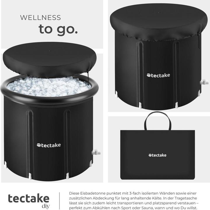 Immagine prodotto tectake Eisbadetonne Helsinki (90 cm, 90 cm)