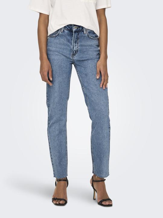 Actual product image Only ONLEmily HW Cropped Ankle Straight Fit Jeans (W31/L34)