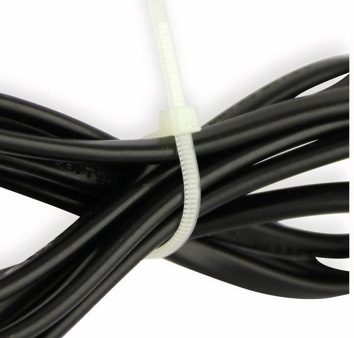Produktbild Pollini Kabelbinder, 100/2,5mm, natur (Kunststoffkabelbinder, 100 mm, 100 Stk.)