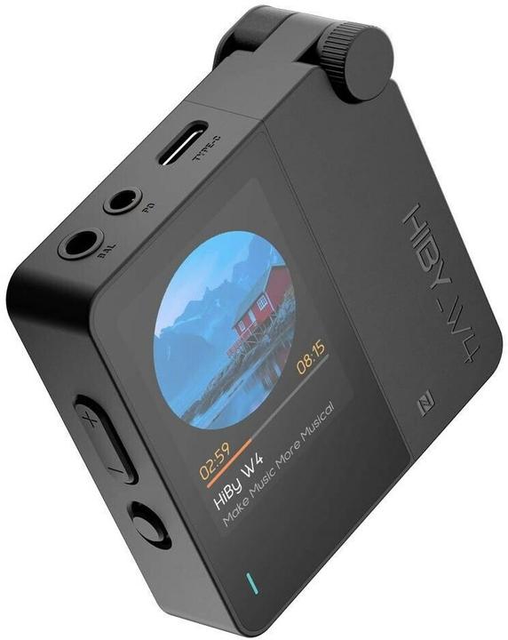 Produktbild HiBy W4 - Portabler HiFi Bluetooth Kopfhörerverstärker (Display, USB-DAC, aptX, Bluetooth)