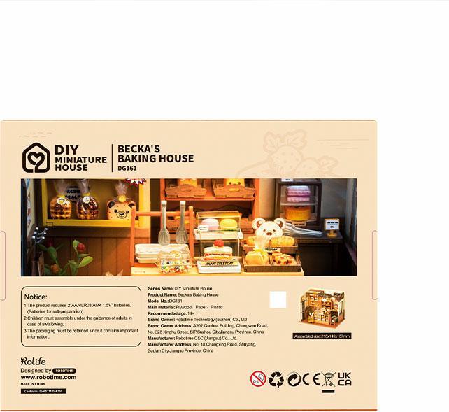 Actual product image Rolife Beckas Baking House