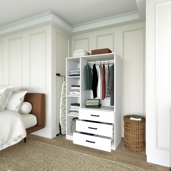 Immagine prodotto Hanah Home Easy Three Door Wardrobe (90 x 47 x 174.80 cm)