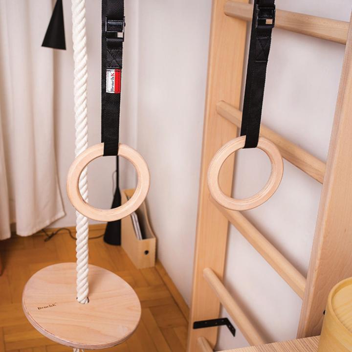 Immagine prodotto BenchK Barre a muro 112 con barra per trazioni, corda e anelli