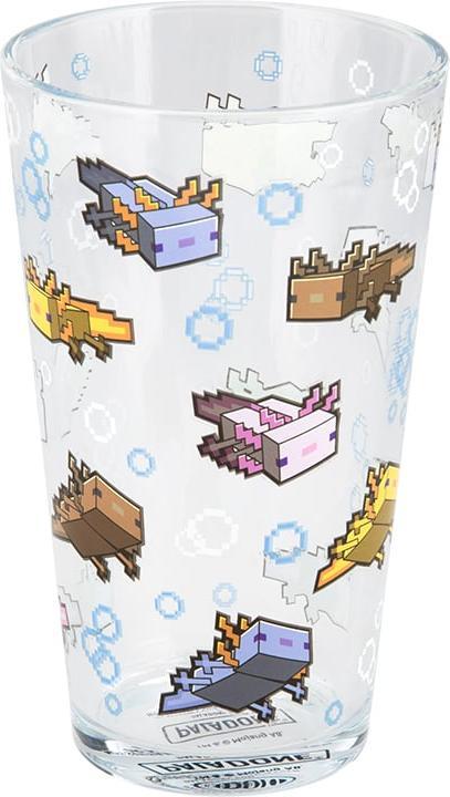 Productafbeelding Paladone Products Minecraft Axolotl Glass (400 ml, 1x)