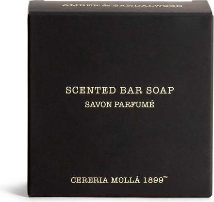 Actual product image Cereria Molla Cereria Mollá - Perfumed solid soap Amber & Sandalwood (Scented Bar Soap) 100 g (Hard soap, 100 g)