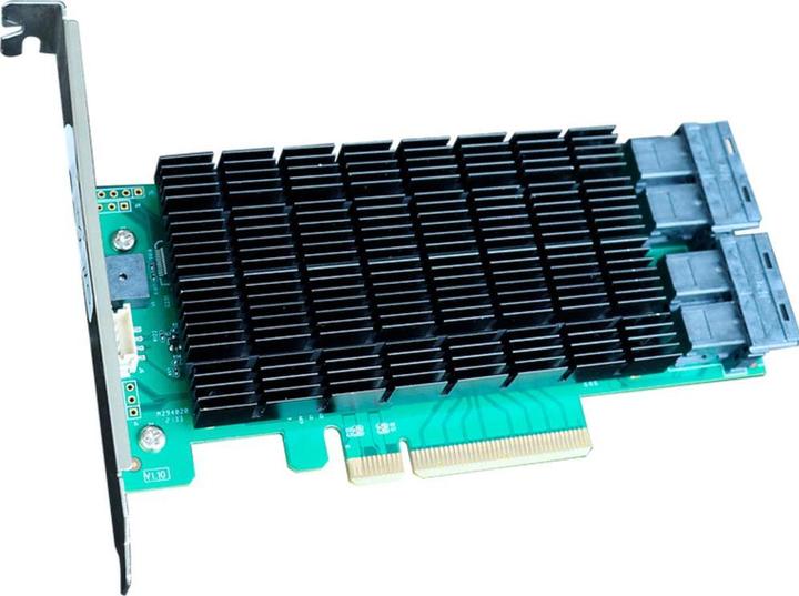 Actual product image HighPoint Rocket 720L 16x Port to PCIe 3.0 x8 12Gb/s SAS DAS