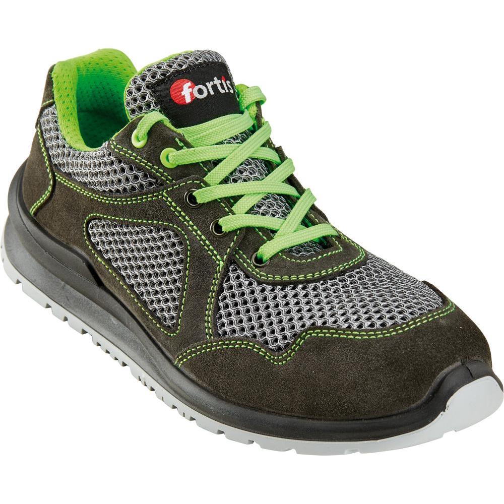 Fortis, Sicherheitsschuhe, Halbschuh Alviss S1P, Gr.41,lime (S1P, 41)