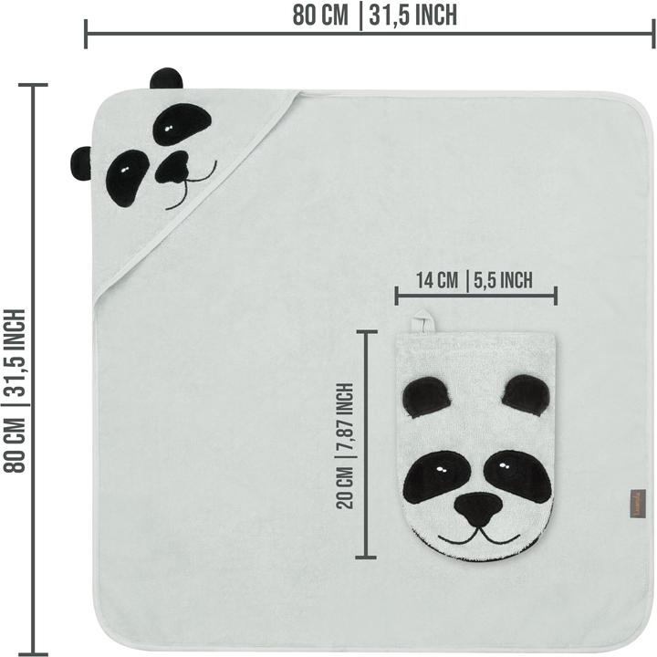 Produktbild Normani 2x Baby Wickeltücher aus Bio-Baumwolle