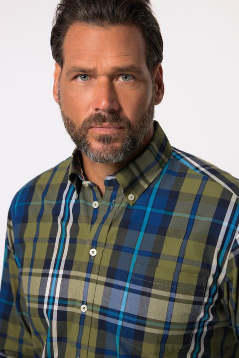 Produktbild JP1880 JP 1880 Karohemd, Langarm, Buttondown-Kragen, Modern Fit (6XL)