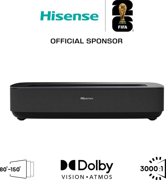 Immagine prodotto Hisense Laser TV PL2 80"-150" (4K, 2700 lm, 0.22 :1)