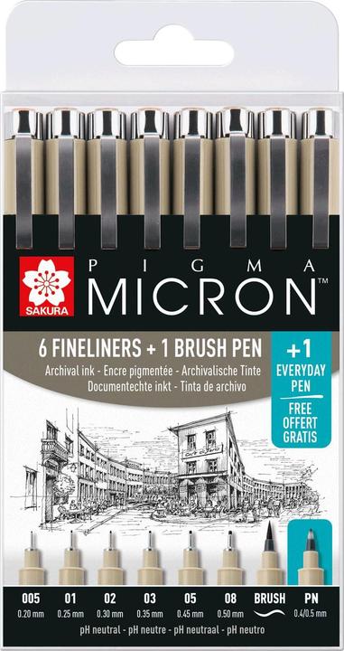 Image du produit Sakura Fineliner Pigma Micron (8x)