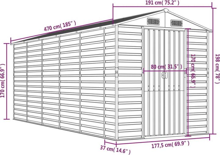 Actual product image vidaXL Kleitos