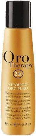 Actual product image Fanola 24K Oro Puro Shampoo - Brightening Shampoo - 100ml (100 ml)