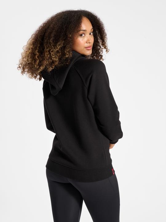 Immagine prodotto hummel Felpa Con Cappuccio Rossa Con Zip Pesante Donna (XS)