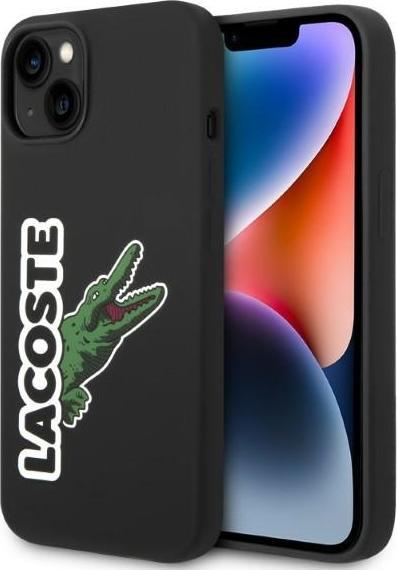 Image du produit Lacoste LCHCP14MSHK iPhone 14 Plus 6,7" czarny/black étui rigide Silicone Head Crocodile (Apple iPhone 14 Plus)
