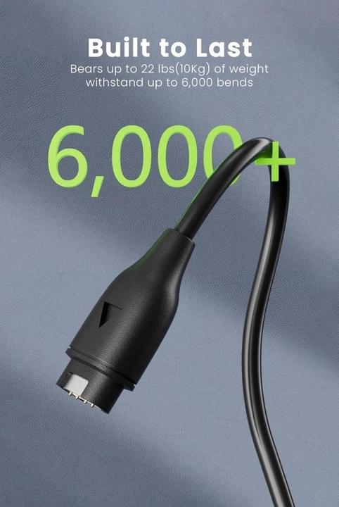 Produktbild PowerGuard Garmin USB-A Ladekabel Smartwatch Charge Cable