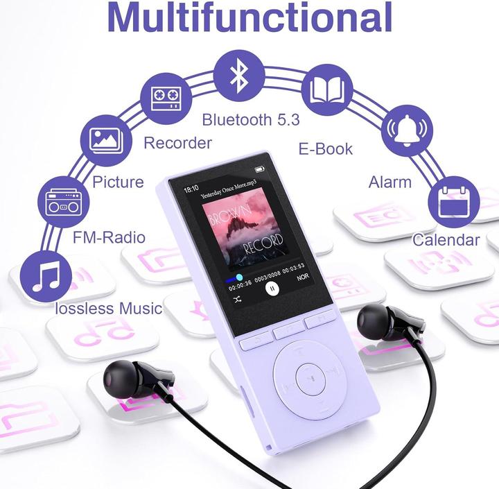 Actual product image Aiandcc MP3-Player mit Bluetooth (32 GB)