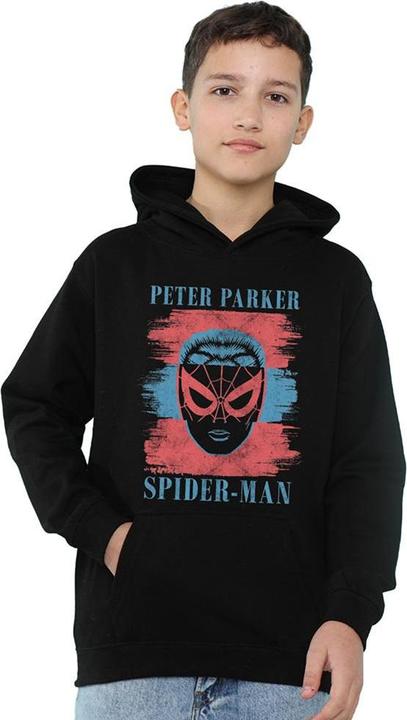 Produktbild Spiderman Peter Parker Kapuzenpullover Zum Überziehen meliert (128)