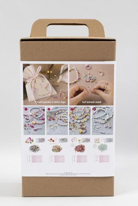 Image du produit Creativ Company Calendrier de l'Avent Kit de bricolage Bijoux, 4 pièces