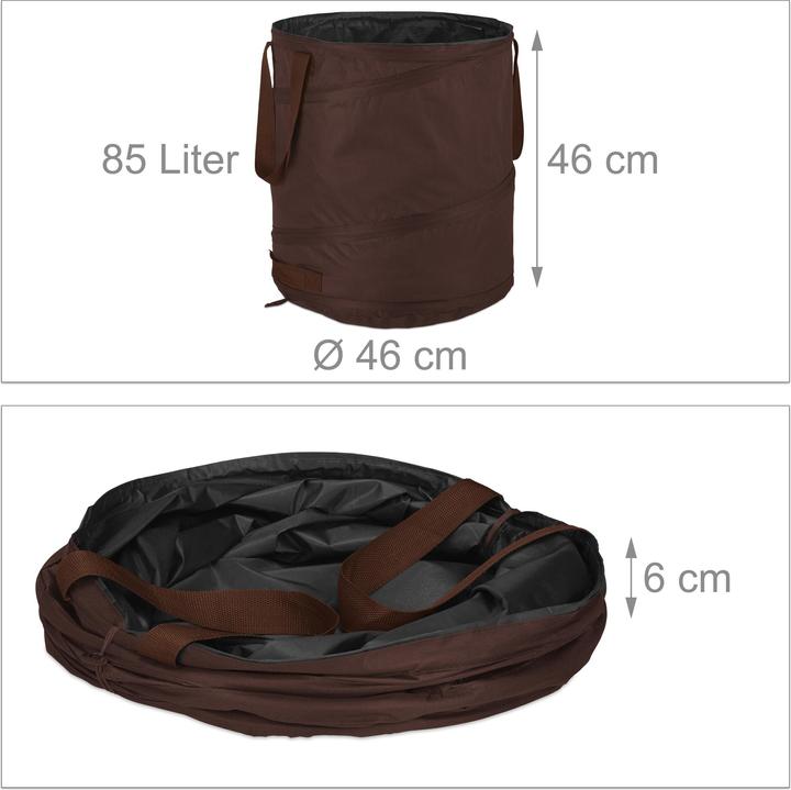 Image du produit Relaxdays 3x sac à feuilles (85 l)