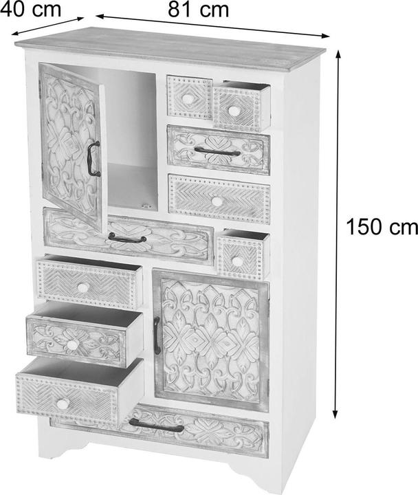 Immagine prodotto Jamb shabby et chic (81 x 40 x 150 cm)