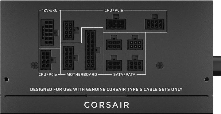 Productafbeelding Corsair RM850x Shift Strmforsyning - 850 Watt - 140 mm - ATX 3.1 - 80 Plus Gold certified (850 W)
