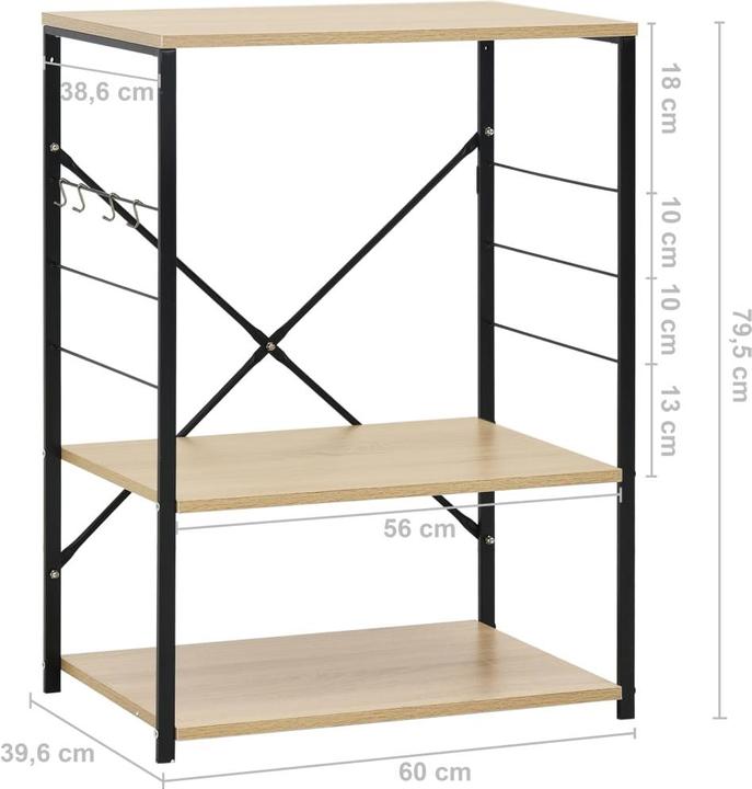 Produktbild VidaXL Eleftheraa (60 x 39.5 x 79.5 cm)
