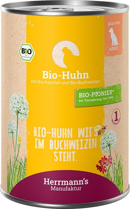 Immagine prodotto Herrmanns Pollo con finocchi e grano saraceno (Adulto, 1 pz., 400 g)