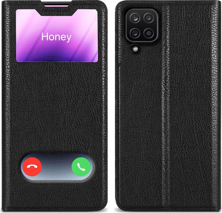 Image du produit Cadorabo Housse Book View Doppelfenster (Samsung Galaxy A12, Samsung Galaxy M12)