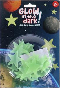 Productafbeelding Amazing Cool Glow In The Dark Sterren en Maan Stickers