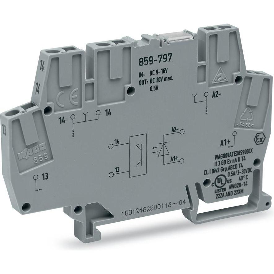 10x Wago Optokopplermodul, Relais