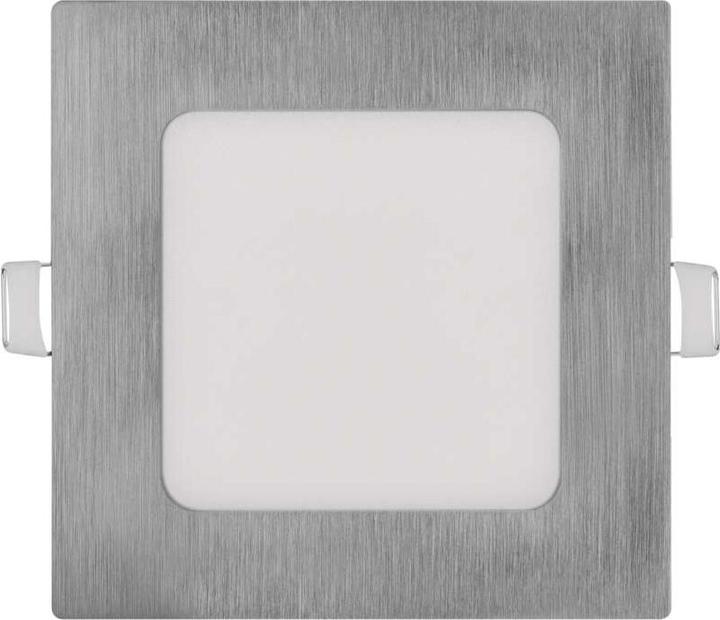 Produktbild Emos LED-Einbauleuchte NEXXO, quadratisch, silber, 7W, mit change CCT (480 lm)