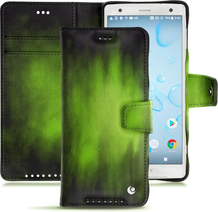 Produktbild Noreve Lederschutzhülle Wallet (Sony Xperia XZ2)