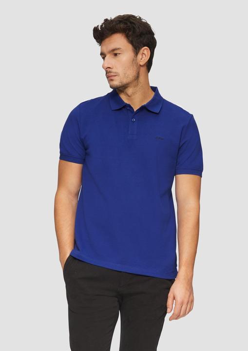 Produktbild S.Oliver Polo-Shirt Poloshirt aus Baumwollpiqué (S)