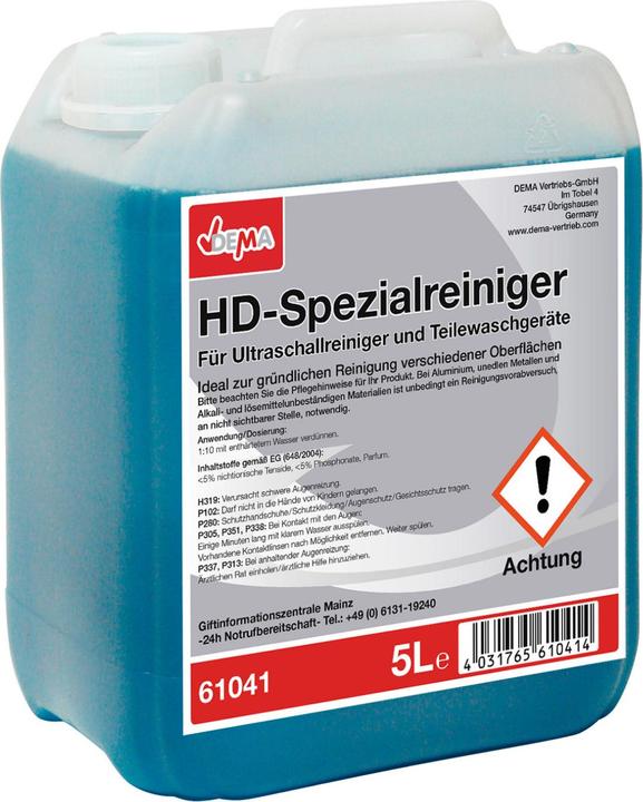 Actual product image Dema Cleaning concentrate for ultrasonic cleaner 5l