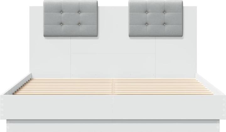 Actual product image VidaXL Bed frame with headboard (135 x 190 cm)