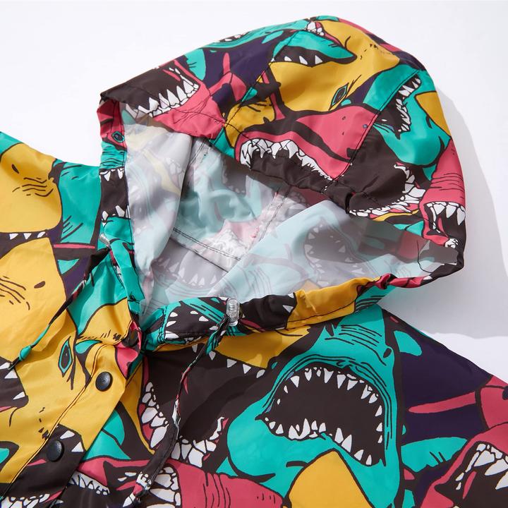 Produktbild Alopini Kinder Regenmantel Regenjacke Regenponcho Regencape